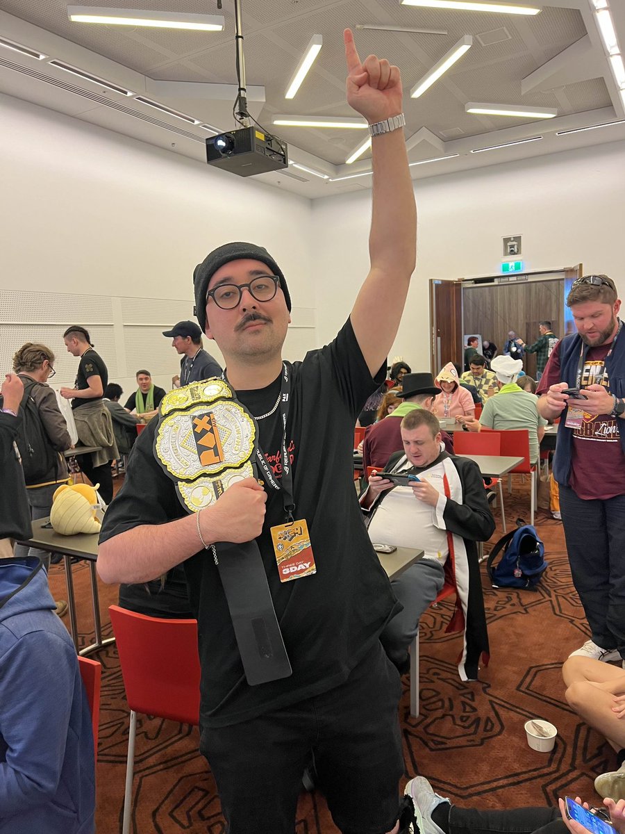 asapjoeyx's tweet photo. these are only 4 of the many photos and moments we all created this year for @PAXAus . I’m extremely humbled and grateful for how many people took the time to hang out with the bloodline, said hi to me and even met for the first time. 

this has by far been the best pax experience which has been flawless in terms of drama/bullshit/bad eggs. what type of badge I got or if I’m not on panels or on stage didn’t stop me from dominating and making it my own and for damn sure I know I did.

I’m very sorry if I was in a rush or didn’t get to see people, I promise there’s always a next time. thank you all for acknowledging the tribal chief of OCE this weekend. it’s time to rest and then work again for bigger and better things 🫡❤️