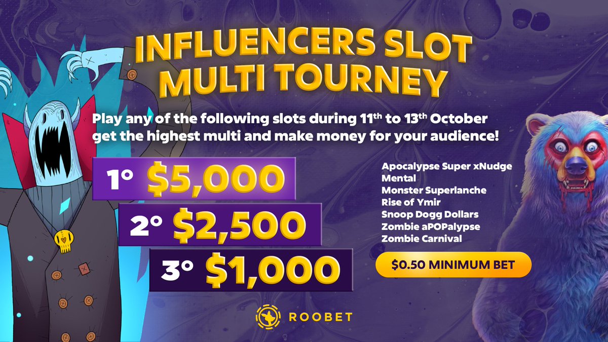 Going Live at 7:30 Central time. Come lock it in with me on kick.com/customk 

Final hours of the Influencer slot tournament. Let's make some money for the boys!!!!

#Roobet #Gamba #slotonline #casinoonline 

<a href="/Customkslots/">Customk</a> <a href="/Roobet/">Roobet</a> 

roobet.com/?ref=customk