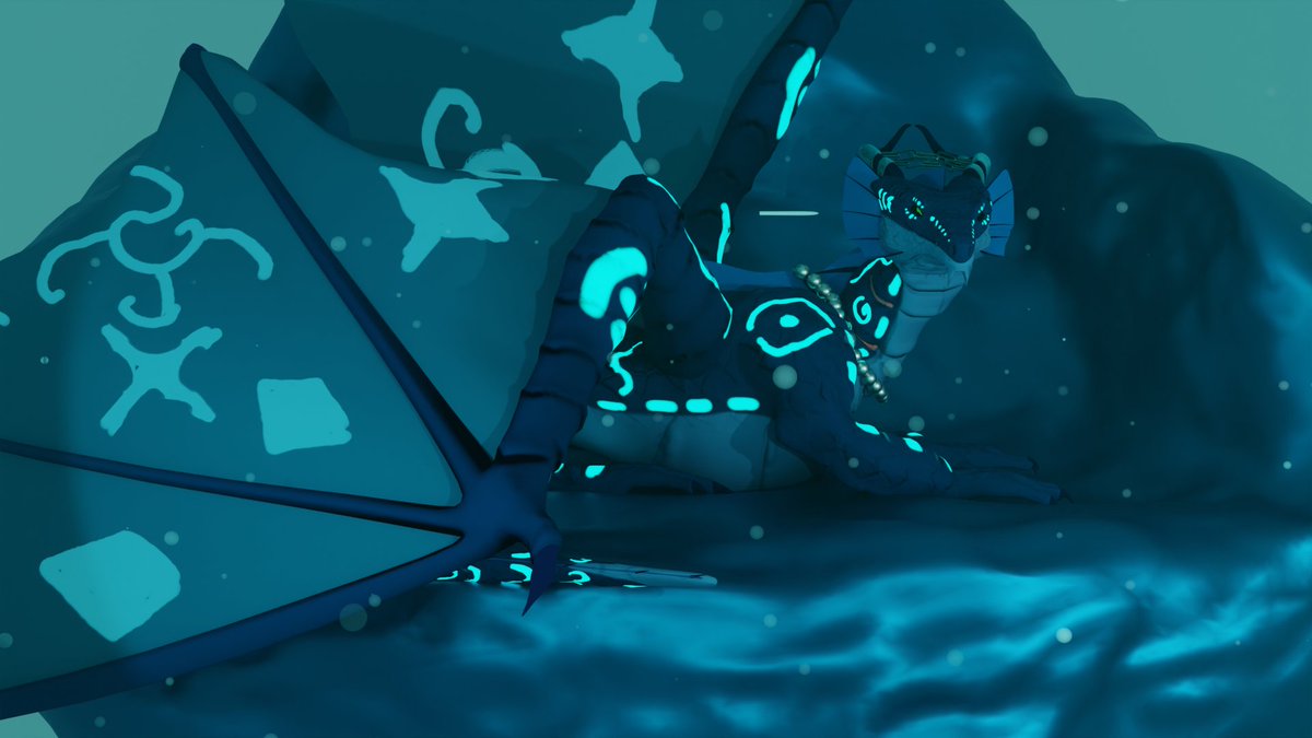Rurikredwolf's tweet photo. AU where Tsunami becomes queen after the death of her mother. Can be found here: https://t.co/19UvTNYsEp

#tsunamiwof #dragon #3D #blender #seawing #cycles #fantasy #wingsoffire #wof https://t.co/S2l0or67SC