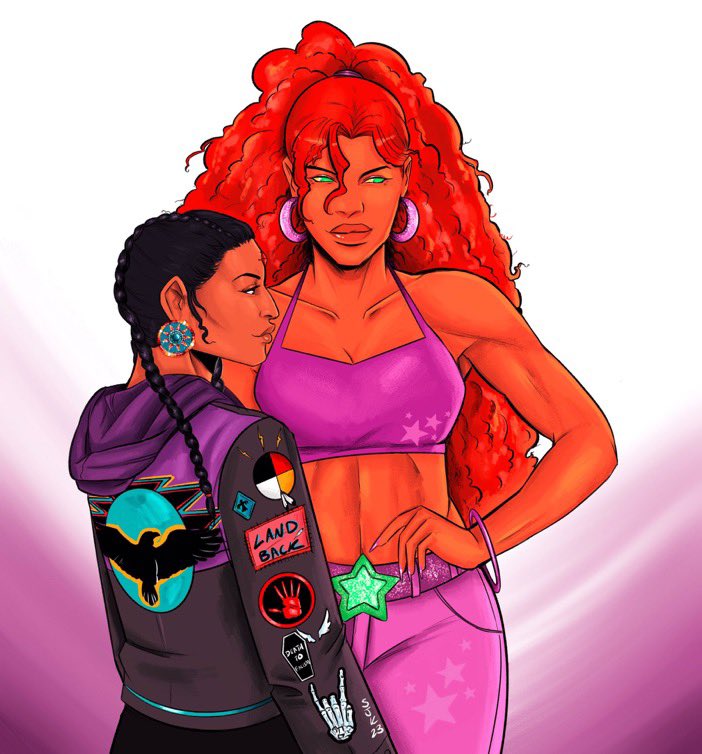spacejamkamart's tweet photo. Hi! Usually my page is lighthearted, but I do not shy away from discussing injustices and advocacy for people’s rights. My name is Kam ✨🌟I’m a Black and Native (Chahta - ᏣᎳᎩ) Comic Illustrator and Artist. And I want say Happy Indigenous People’s day to my relatives! 🖤❤️🤍💛 https://t.co/1gZRO5e2sy