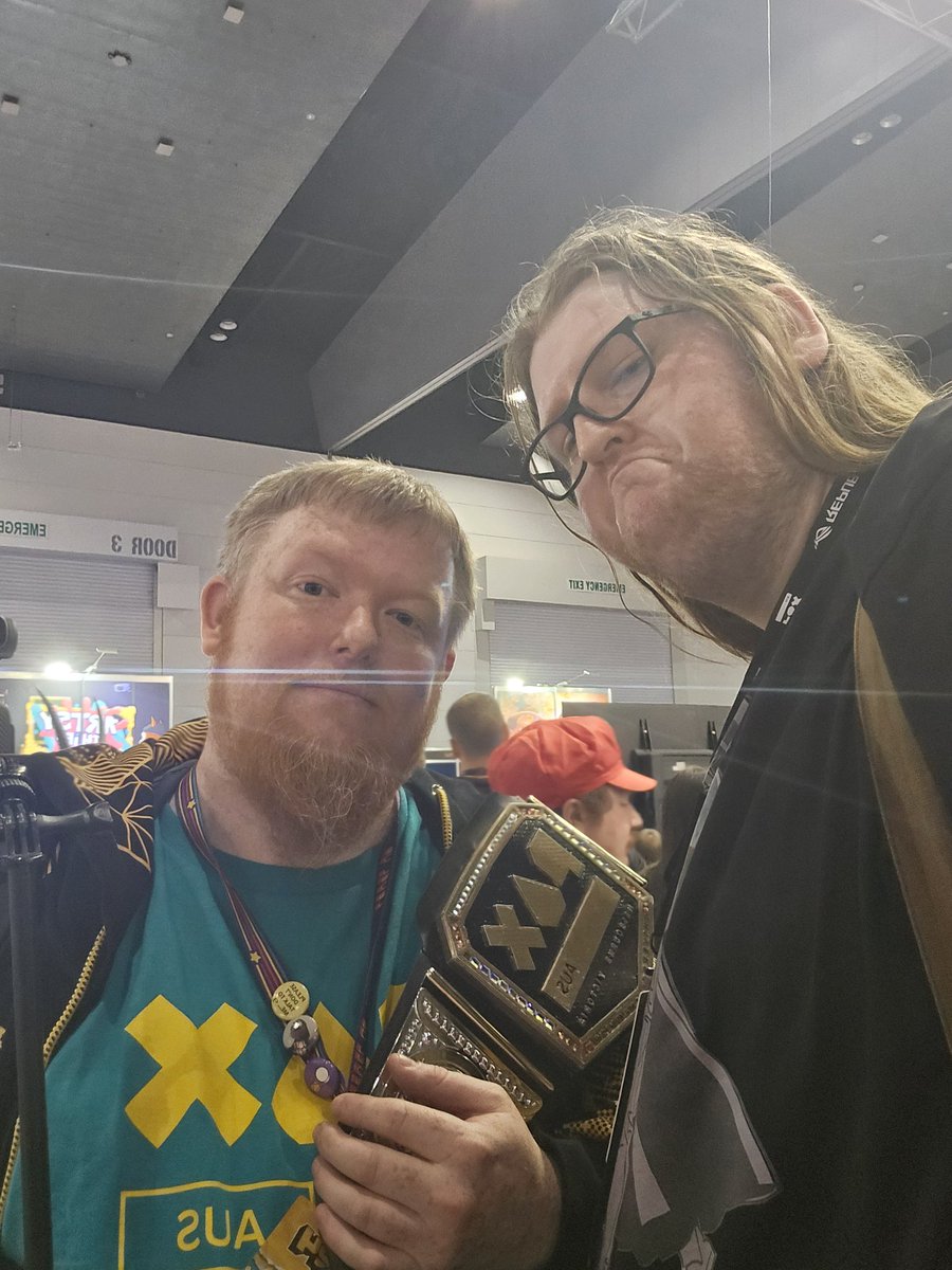 Had an amazing time <a href="/PAXAus/">PAX Australia</a> this weekend, caught up with friends, lost the #PAXAus247 belt to <a href="/MJdrawza/">Drawza</a> (Congrats Champ) and did some really fun interviews of fantastic games like <a href="/Untethered_Game/">Untethered 🪐 Demo on Steam!</a> and <a href="/WartideCCG/">Wartide Card Game</a> so keep an eye on the <a href="/mob_zombies/">ᵐ🅞🅑_Zombies </a> YouTube for all that coming soon