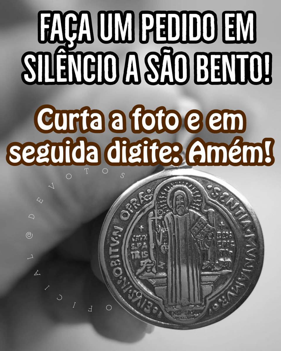 Devotos São Bento.oficial tweet media
