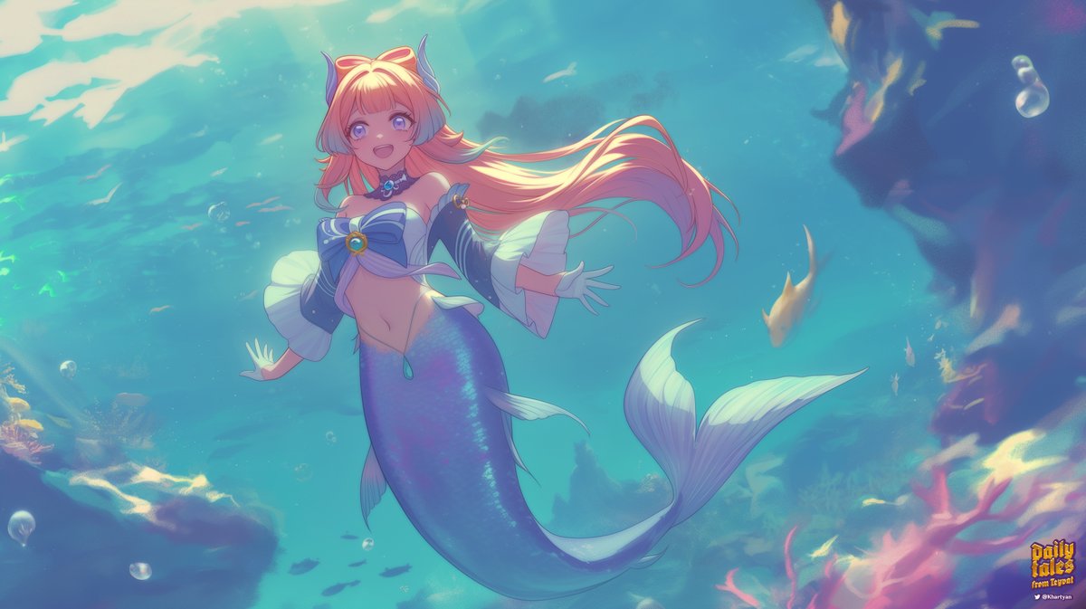 Khartyan's tweet photo. Amidst corals and bubbles, Kokomi finds her peace. Deep beneath the waves, far from war strategies and treaties, her true essence as a free spirit swimming gracefully with the currents emerges.

#Kokomi #GenshinImpact📷 #GenshinFanArt #FanArt #原神📷 #珊瑚宫心海 @DAILYKOKOMII https://t.co/FQZexPK55j