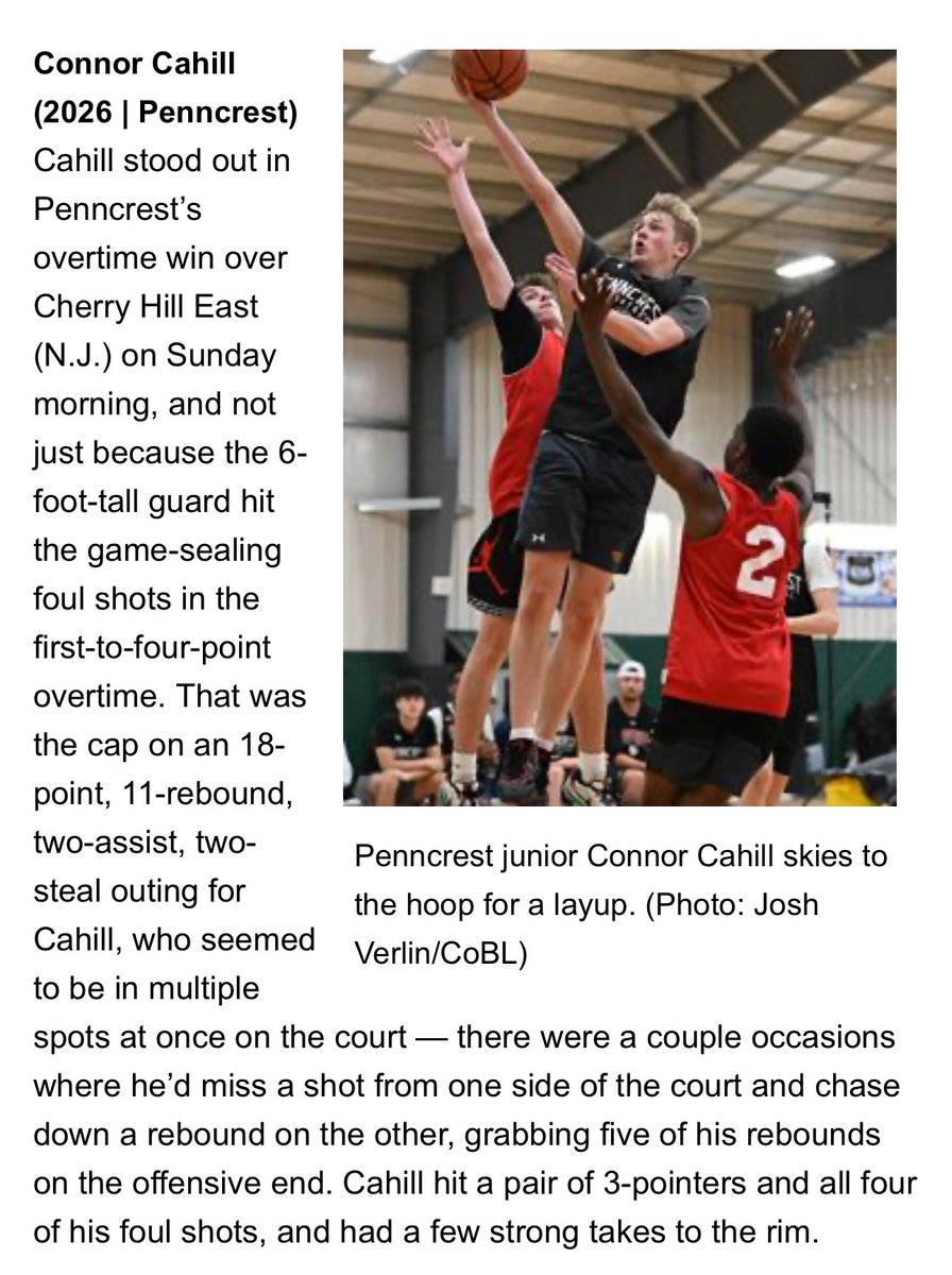 Thank you <a href="/jmverlin/">Josh Verlin</a> and <a href="/hooplove215/">CityofBasketballLove</a> for the write up!
<a href="/PenncrestHoops/">Penncrest Basketball</a>