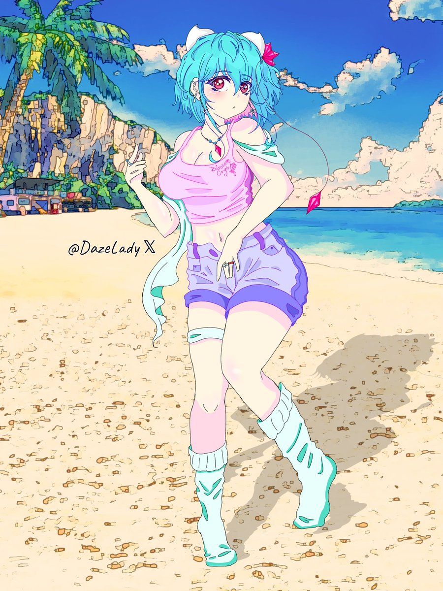 DazeLady's tweet photo. Falta muy poco para abrir comisiones, ya termine el dibujo de Dai, le edite un fondo para que quede ESPECTACULAR DIOS ESTA DIVINA ESTA MUJER
PISAME 🛐

Ya sabes si TE ENCANTA 🫂🔁💙
Y nos besamos juntos en la playa

#BlossomCrys #TlotsBC https://t.co/9RO1XkWMtG
