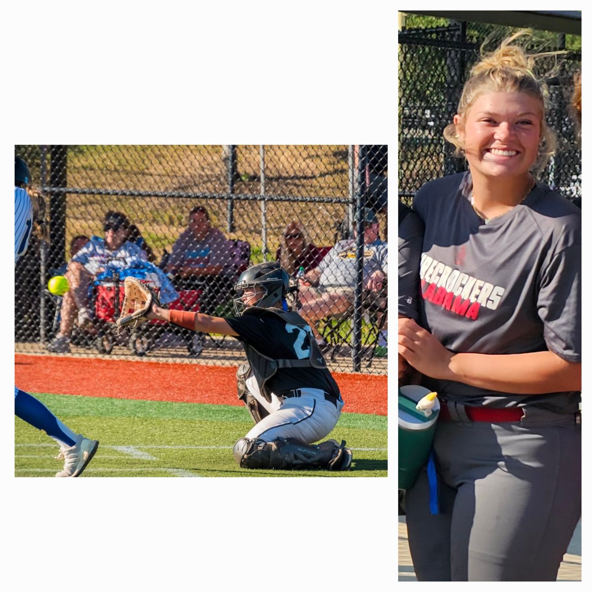 AlabamaFirecrackers07-Williams (@firecrackers07) on Twitter photo πone tough cookie! Hannah Hobbs <a href="/HannahHobbs1617/">Hannah Hobbs</a> Our only catcher this weekend, rocked 6 games and still had a beautiful smile on her face at the end of the day! Great job lady!
<a href="/SUSCC_softball/">Southern Union Softball</a> <a href="/DCEliteSoftball/">DC Elite Softball</a>
<a href="/THSoftball_/">Thompson Warrior Softball</a> πone tough cookie! Hannah Hobbs <a href="/HannahHobbs1617/">Hannah Hobbs</a> Our only catcher this weekend, rocked 6 games and still had a beautiful smile on her face at the end of the day! Great job lady!
<a href="/SUSCC_softball/">Southern Union Softball</a> <a href="/DCEliteSoftball/">DC Elite Softball</a>
<a href="/THSoftball_/">Thompson Warrior Softball</a>