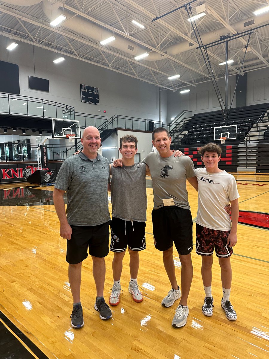 Thank you to Coach Matthew Graves of Indiana State for coming out to visit with our senior point guard Cal Furnish <a href="/CalFurnish/">Cal Furnish</a> <a href="/CoachGraves10/">Matthew Graves</a> <a href="/IndStBasketball/">Indiana State Basketball</a>