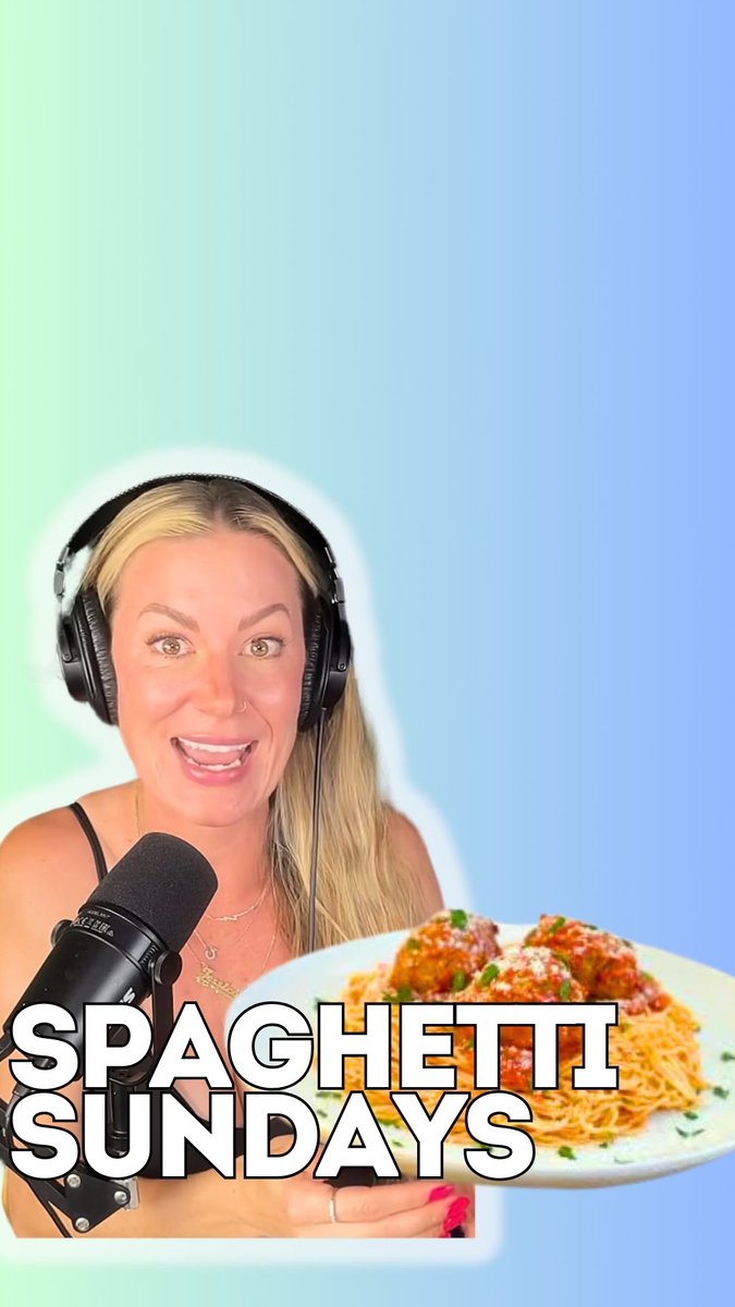 JessimaePeluso's tweet photo. Spaghetti deserves an uppercase “S”. Am I wrong?🍝🍝🍝
.
STP Ep. 418: My Expensive Lesson https://t.co/VIlpleBZbb…
.
#SharpTonguePodcast #Ep418 #SpagsAndBags #subscribe 🤌🏽#sunday #spaghettiAndMeatballs https://t.co/pKBti2AoIv