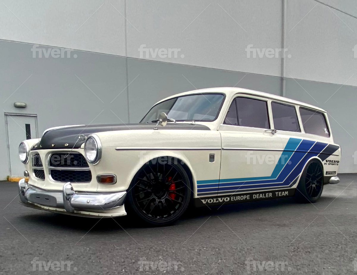 AdamNonis73's tweet photo. Anyone have opinions on putting the Volvo livery on my Amazon? I’d do it in wrap vinyl so I can remove it later without much fuss. https://t.co/bMcs7ci8Xv
