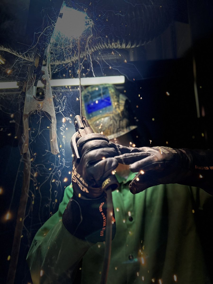 Hello my name is Gabe Krepps. I chose welding because my great uncle was a welder and he showed me a few things the summer before my freshman year and I thought it was cool. I have gotten a lifetime mentor some very knowledgeable friends and now a skill set.