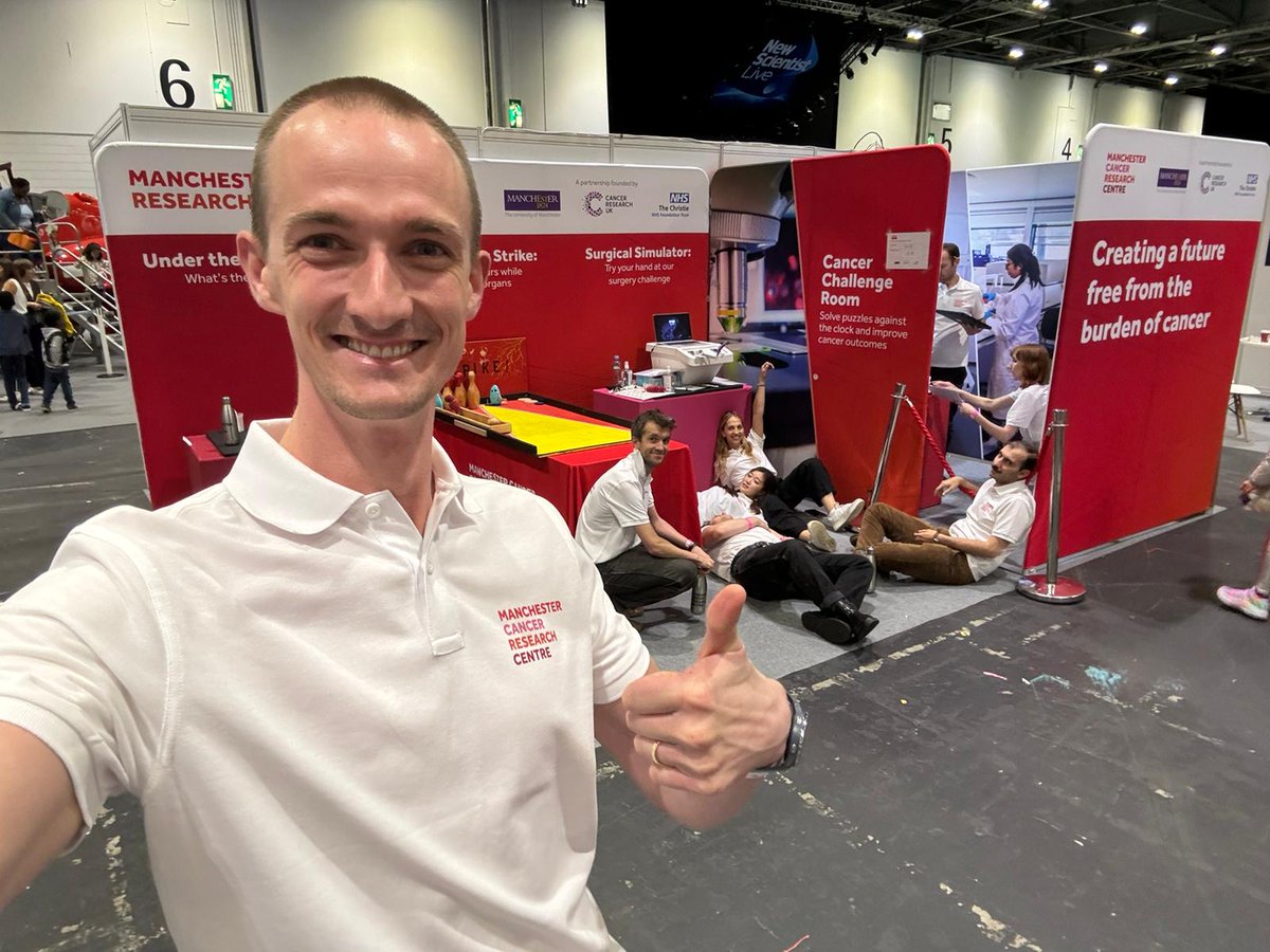 BenjaminFozzy's tweet image. Quick look at around before the mayhem of New Scientist Live today at the ExCeL arena. Another new day tomorrow engaging the public about early cancer detection, risk factors, therapeutics, and treatments. The Escape Room was quite popular too...
#research #cancer #science