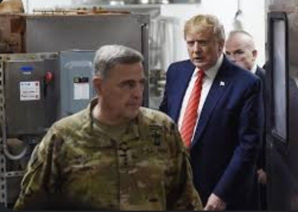 Chicago1Ray's tweet image. Gen Milley committed treason when he told his counterpart in China that if Trump were to attack, he'd let them know ahead of time 

He now fears Trump will court martial him 

Do you think he should be stripped of rank and be court martialed by a military court