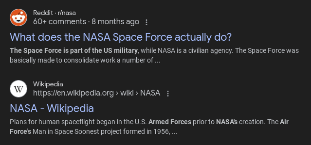 SpaceForceNasa