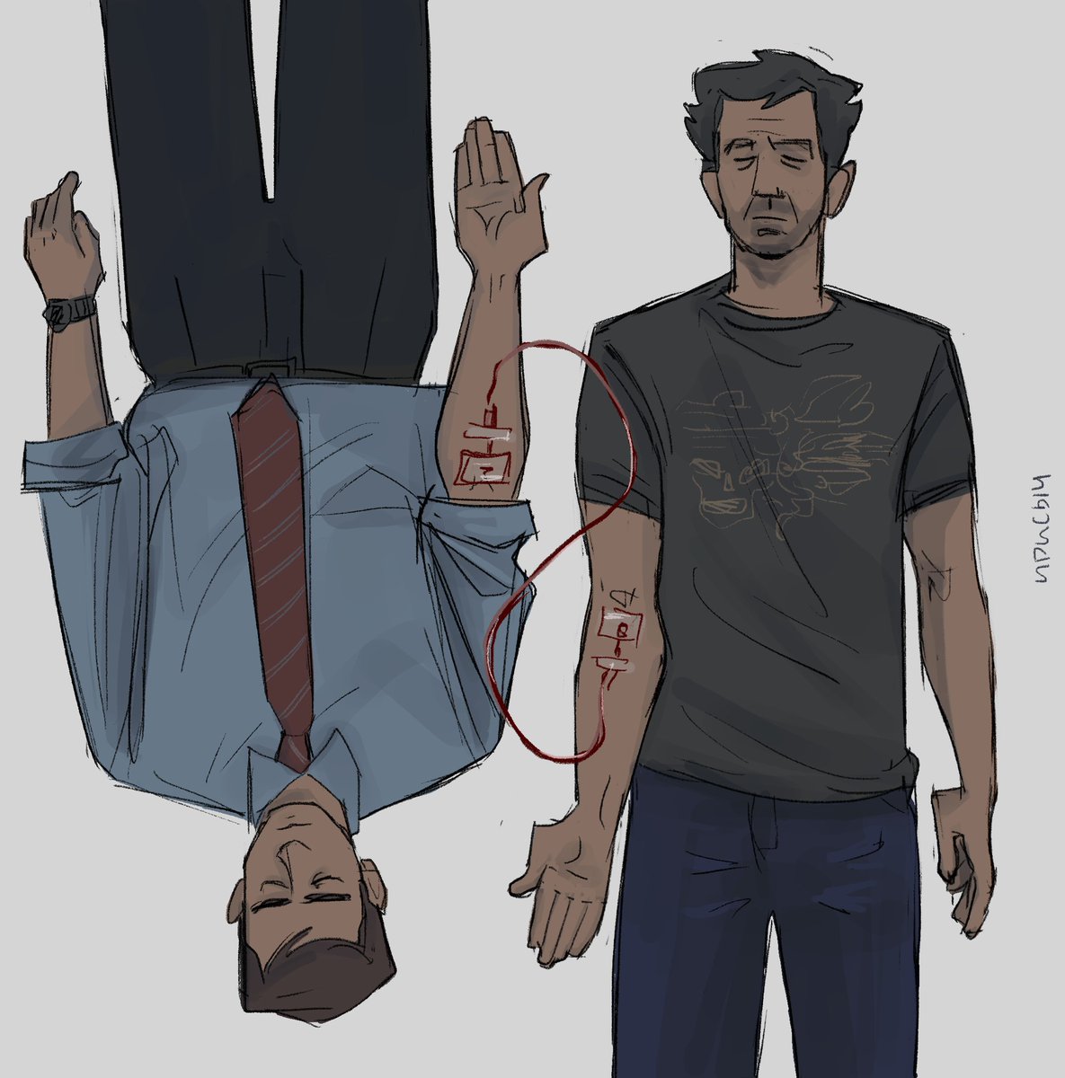 irischtt's tweet photo. universal donor &amp; universal recipient
#housemd #hilson https://t.co/hHFdpcFnFk