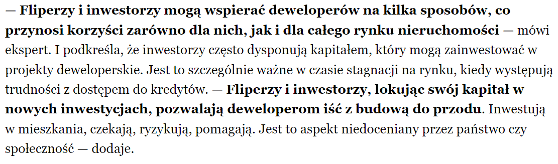 DawidParzyk's tweet photo. "#Fliperzy i inwestorzy mogą wspierać deweloperów na kilka sposobów, co przynosi korzyści zarówno dla nich, jak i dla całego rynku #nieruchomości."
https://t.co/Z4xHjemMU4
Dzięki za podesłanie @Jan_co_pyta https://t.co/OLCDztGuKD