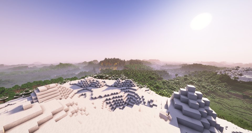 Stockley_'s tweet photo. I decided to try out the distant horizons mod and I gotta say, it's pretty cool (this is all vanilla world generation)! https://t.co/Y5hdhYzeV9