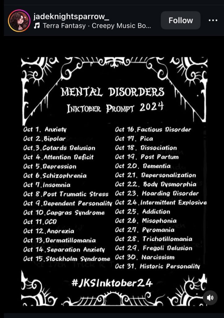 Day 11- #chainsawTober Control (Santa Claus &amp; her dolls)

Featuring -
#CSMTober Date / Fairies(fairy) / OCD

-racing thoughts
-counting &amp; checking in specific patterns
-compulsive behavior 

#drawtober #MentalHealthAwareness #OCD

Pose  from <a href="/AdorkaStock/">AdorkaStock | Pose Reference 🍑 ✨</a> <a href="/JookpubStock/">Alfie 🦋🌙</a>