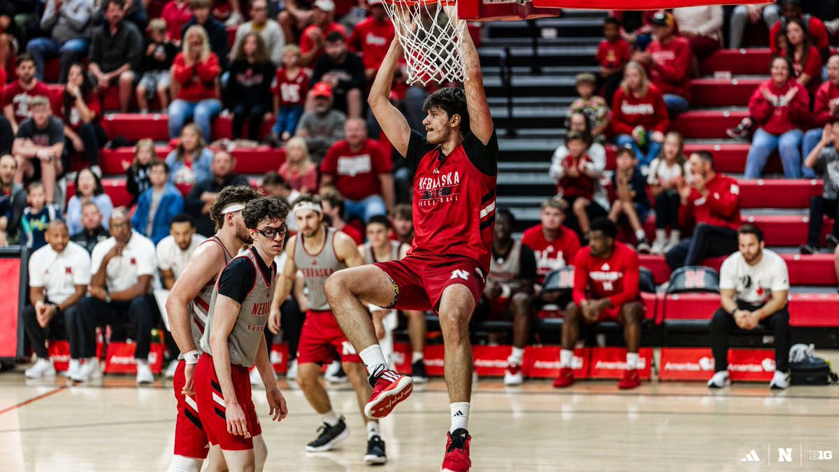HuskerMBB's tweet photo. Big Red Basketball is back! https://t.co/GrHpWnIWpl