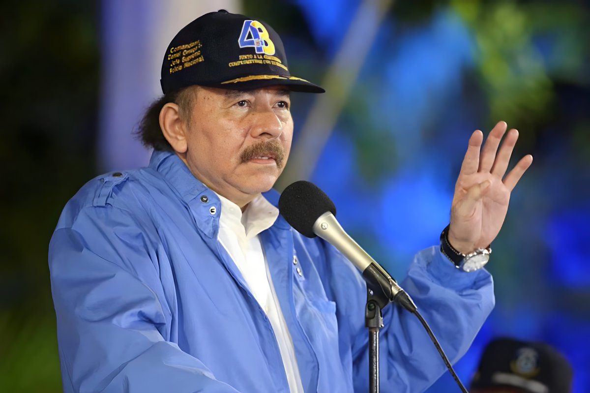 🚨🇳🇮🇮🇱 NICARAGUAN President Daniel Ortega refers to ISRAEL as "ENEMY OF HUMANITY."