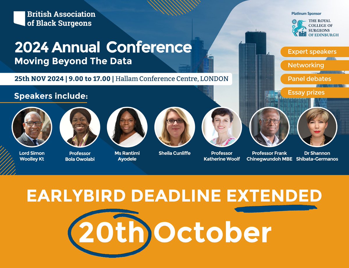 Good news! Due to demand, we have extended Early Bird registration for our Annual Conference until the 20th October.

Please note: Standard pricing will apply after this date.

Secure your ticket today: babs2024.eventbrite.com