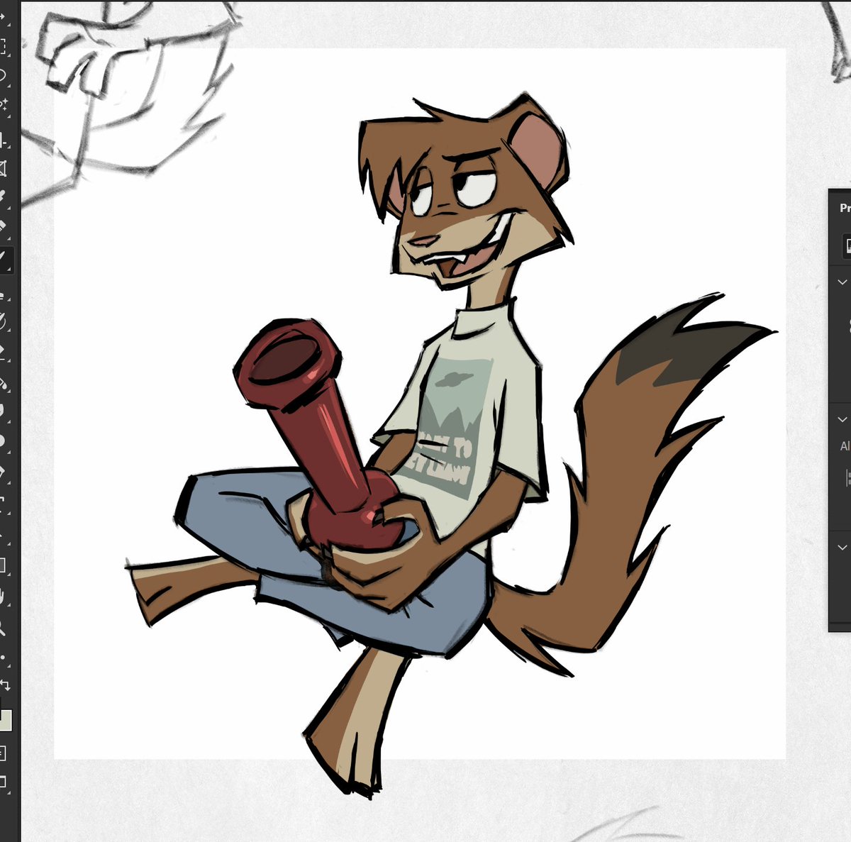 What do you do when the bratty weasel gives you this look? 👀