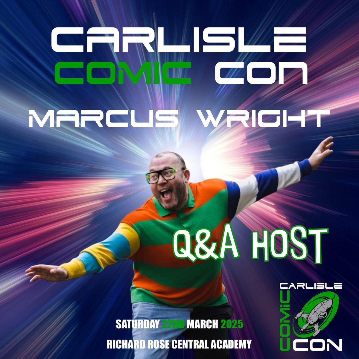 Carlisle Comic Con (@carlislecomicco) on Twitter photo ๐ค Marcus your Q&A host for #Carlisle #ComicCon 2025!
"I'm ur new favourite hype-human who's basically a walking, talking explosion of energy & passion! I'm teaming up @W0nkyR0cket back after <a href="/BBurnComicCon/">Blackburn Comic Con</a> & <a href="/prestoncomiccon/">Preston Comic Con</a> I'm heading to Carlisle to bring the fun & energy!"๐ ๐ค Marcus your Q&A host for #Carlisle #ComicCon 2025!
"I'm ur new favourite hype-human who's basically a walking, talking explosion of energy & passion! I'm teaming up @W0nkyR0cket back after <a href="/BBurnComicCon/">Blackburn Comic Con</a> & <a href="/prestoncomiccon/">Preston Comic Con</a> I'm heading to Carlisle to bring the fun & energy!"๐