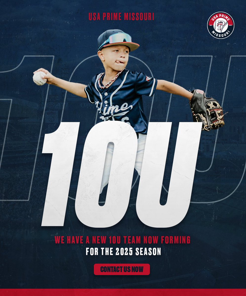 USA Prime Missouri (@usaprimemo) on Twitter photo We’re excited to announce the formation of a new 10U team for USA PRIME MISSOURI!
To tryout or to learn more, reach out to us at usaprimemobaseball@gmail.com today! We’re excited to announce the formation of a new 10U team for USA PRIME MISSOURI!
To tryout or to learn more, reach out to us at usaprimemobaseball@gmail.com today!