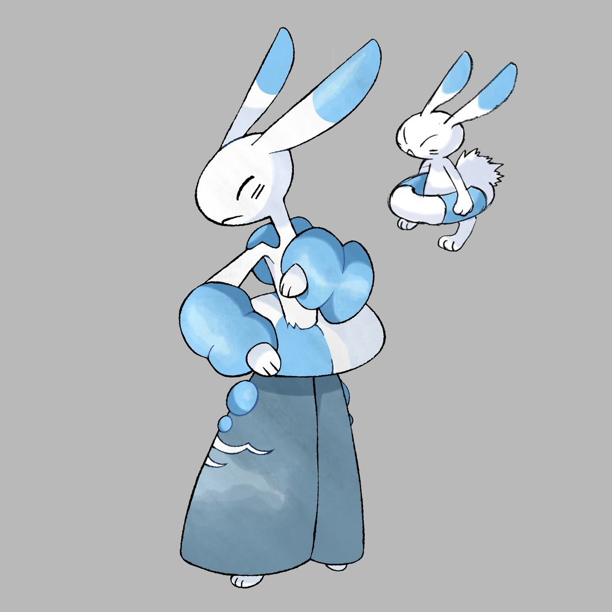 labypumn's tweet image. i think everyone loves this guy so i tried giving him an evolution. mudkip please don&apos;t hate me