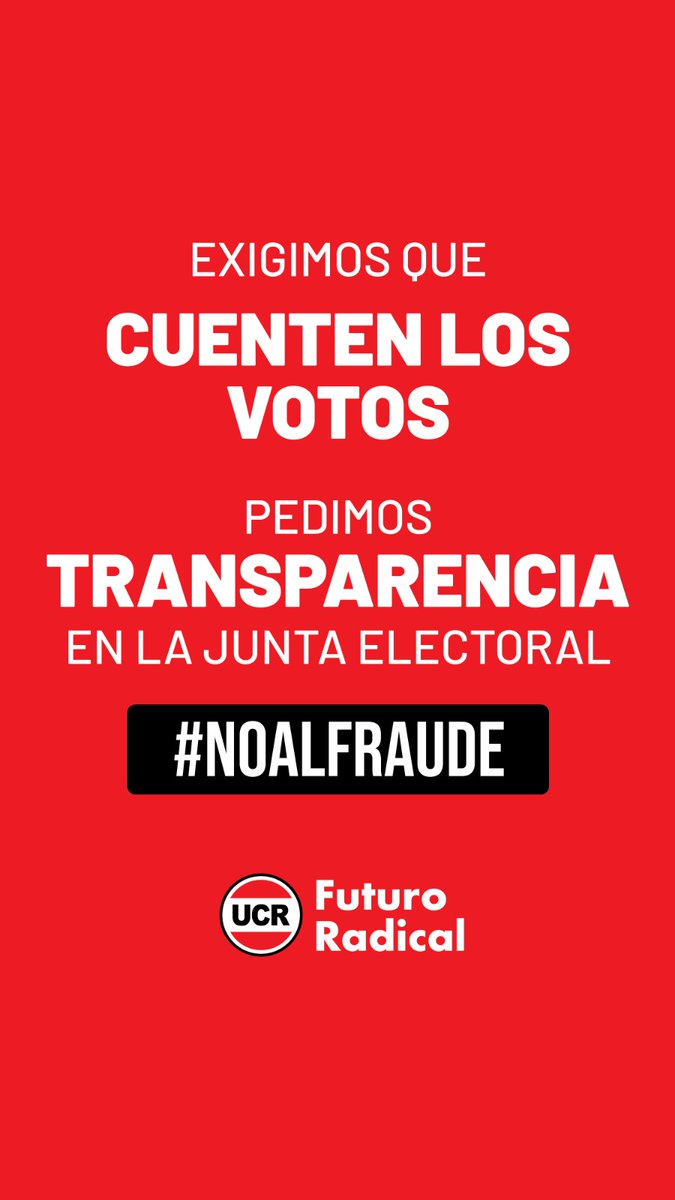 Corriente de Opinión Nacional - UCR RA tweet media