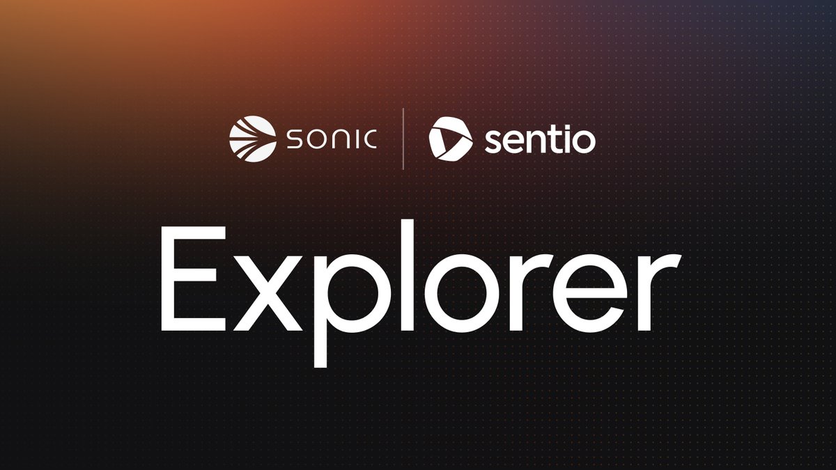 Developers, wanna debug your contracts on the #Sonic testnet?

Check out the @SentioXYZ Explorer, now featuring our testnet! Use it to explore your transactions and smart contracts.

🔗 app.sentio.xyz/explorer