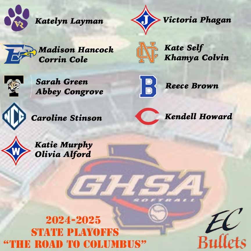 Congratulations to these young ladies for making the Georgia High School State Playoffs! Good Luck Ladies! #bulletstrong 💪🏼