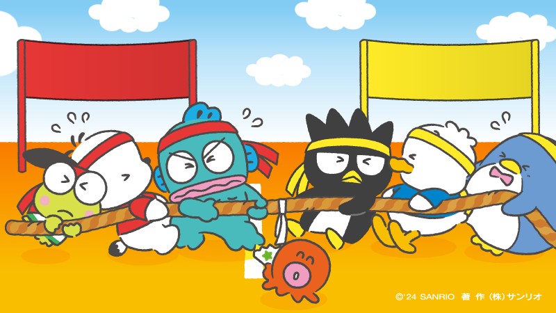 ポチャッコ「秋の大運動会〜！」 ペックル「勝っても負けても