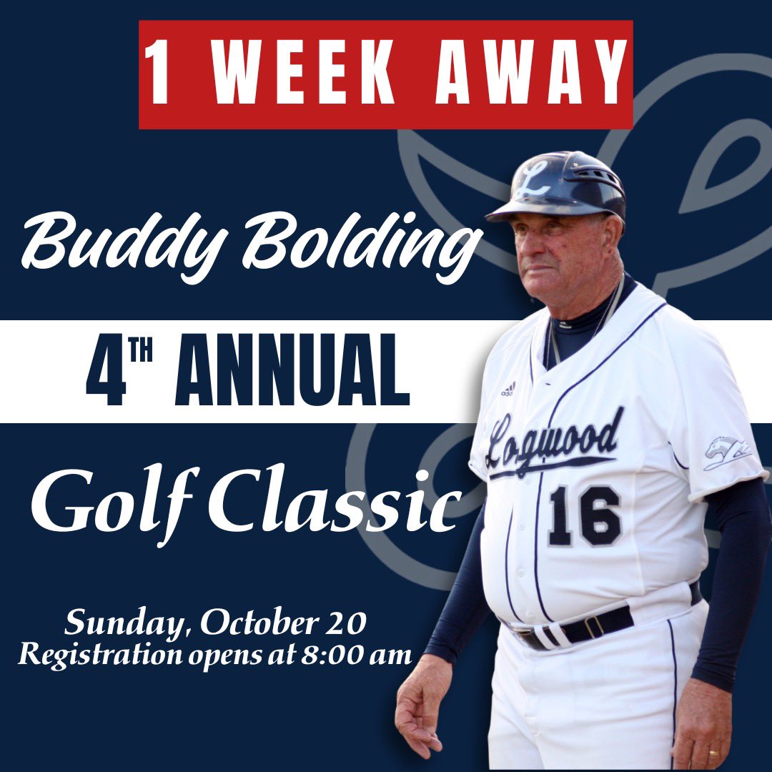 🚨 ONE WEEK AWAY!!! 🚨 

We are one week away from the 4th Annual Buddy Bolding Golf Classic! Spots are limited so sign up TODAY! 

longwoodnetwork.com/2024-buddy-bol…

#HorsePower