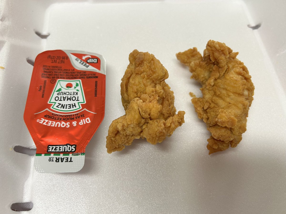 Nekomonin's tweet photo. Chicken strips or chicken nuggets? @raisingcanes https://t.co/nfDMAMETpX