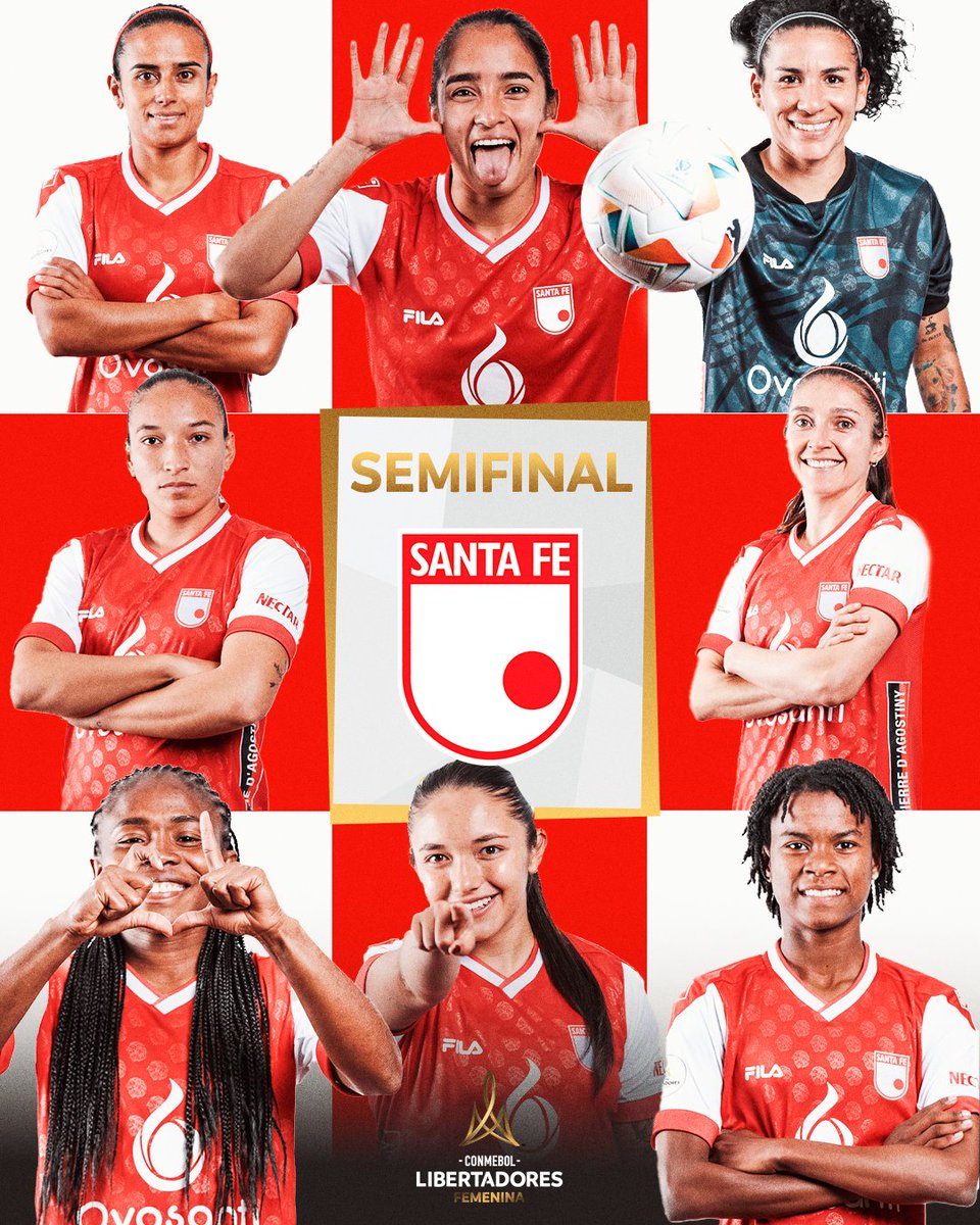 CONMEBOL Libertadores Femenina (@libertadoresfem) on Twitter photo 🦁🇵🇱 ¡Entre los 4 mejores! <a href="/LeonasSantaFe/">Santa Fe Femenino</a> se metió entre los semifinalistas de la CONMEBOL #LibertadoresFEM 2024.
#LaGloriaEsDeEllas 🦁🇵🇱 ¡Entre los 4 mejores! <a href="/LeonasSantaFe/">Santa Fe Femenino</a> se metió entre los semifinalistas de la CONMEBOL #LibertadoresFEM 2024.
#LaGloriaEsDeEllas
