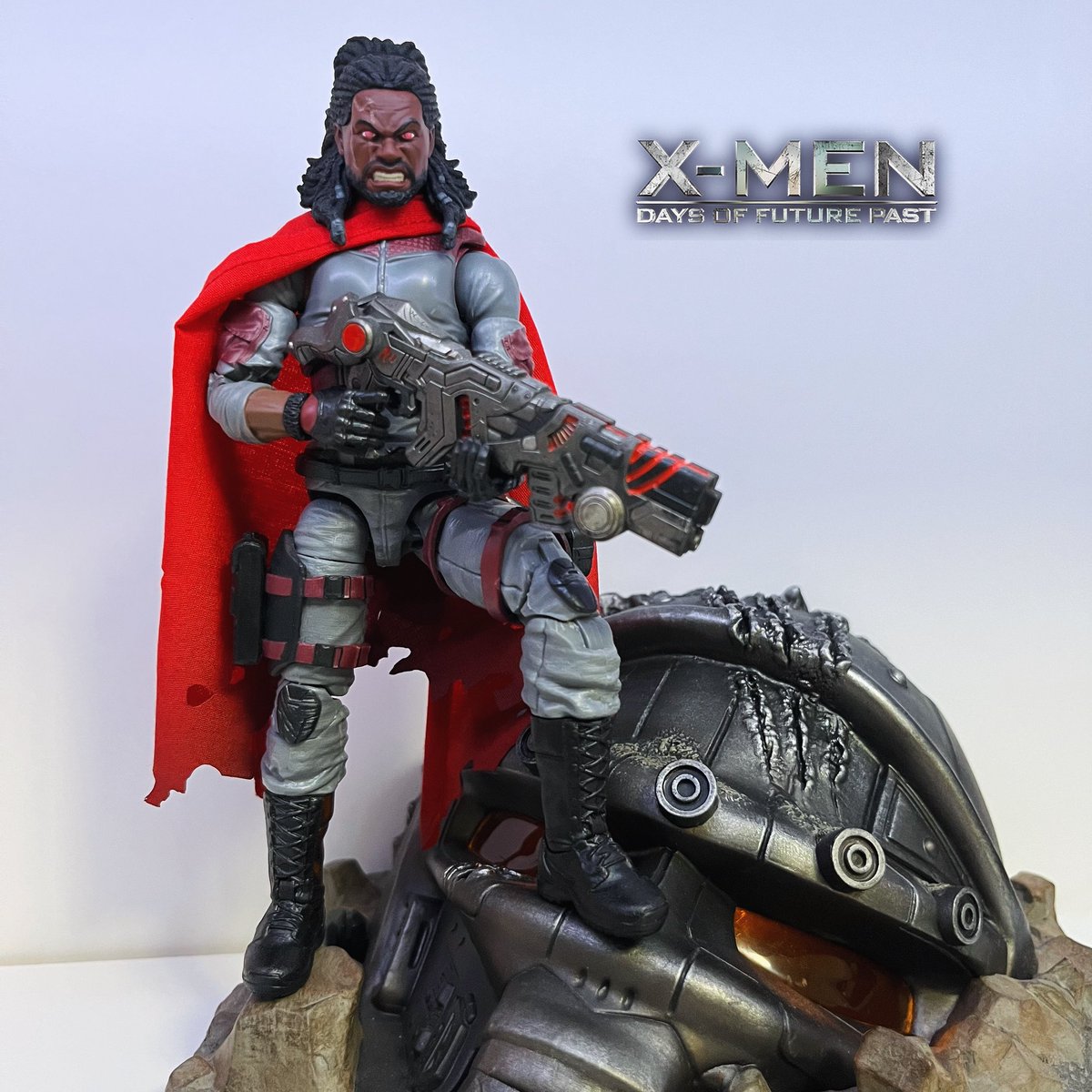 Bishop custom action figure inspired by his appearance in X-Men: Days of Future  Past (2014). … #xmentas #xmendaysoffuturepast #daysoffuturepast  #chrisclaremont #xmen #xmenmovies #omarsy #customactionfigures  #actionfigurecollector #mezco #mezcotoyz ..., image size:1200x1200
