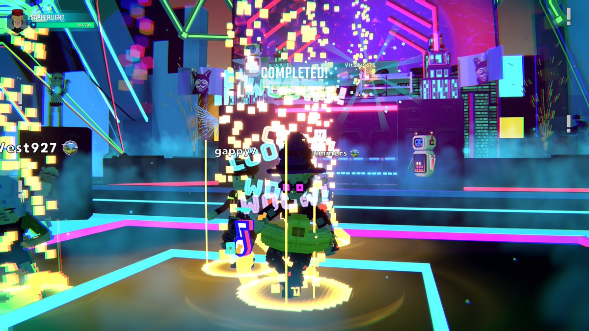 I'm partying in Club XYZ ft. <a href="/wearegalantis/">Galantis</a>, one of the hottest clubs in <a href="/TheSandboxGame/">The Sandbox</a>! Party with me to earn $SAND rewards! sandbox.game #TheSandbox #AlphaSeason4 #AS4SocialChallenge