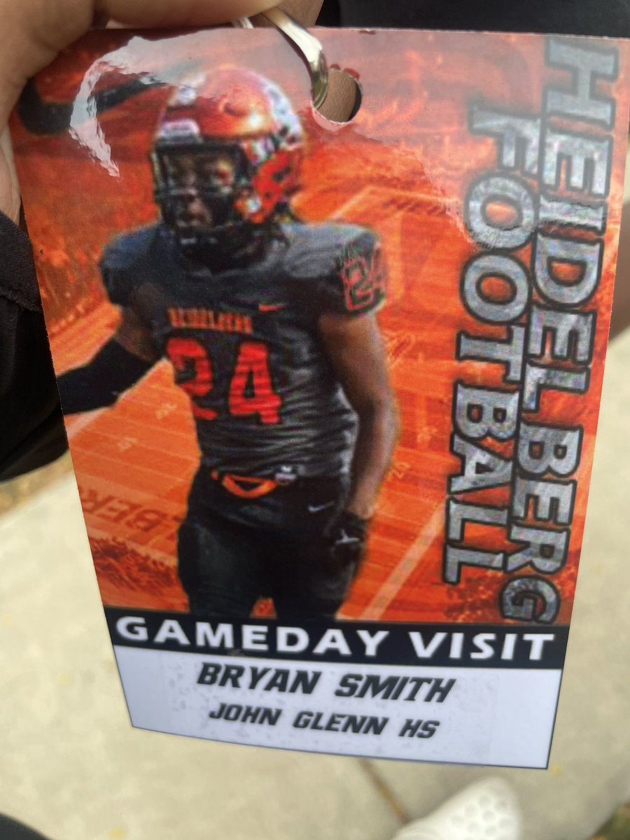 I Had A Great Time at Heidelberg University Yesterday, Loved the Atmosphere and the culture.
Thank you <a href="/CoachKCash/">Keonte Cash</a> <a href="/CoachMorgan050/">Coach Morgan</a> For Inviting me and my teammates out ! looking forward to keeping in touch