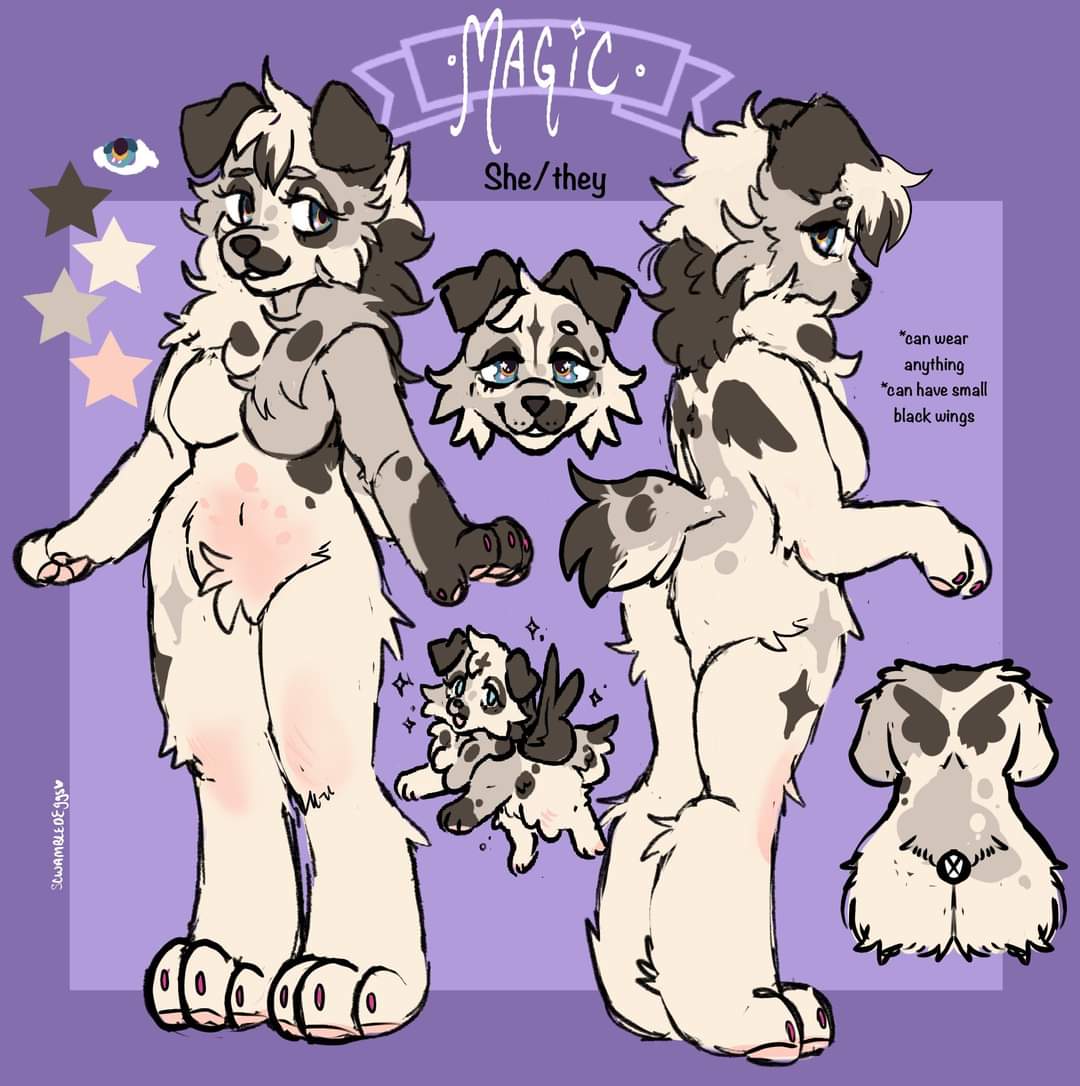 devilledeggz's tweet image. Was gifted a new fursona and oh gooossshhh how she's claimed my heart❤😭