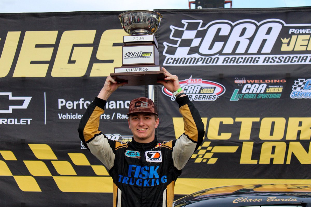 .<a href="/chaseburda18/">Chase Burda Motorsports</a> is the 2024 ASA/CRA Super Series champion 🏆