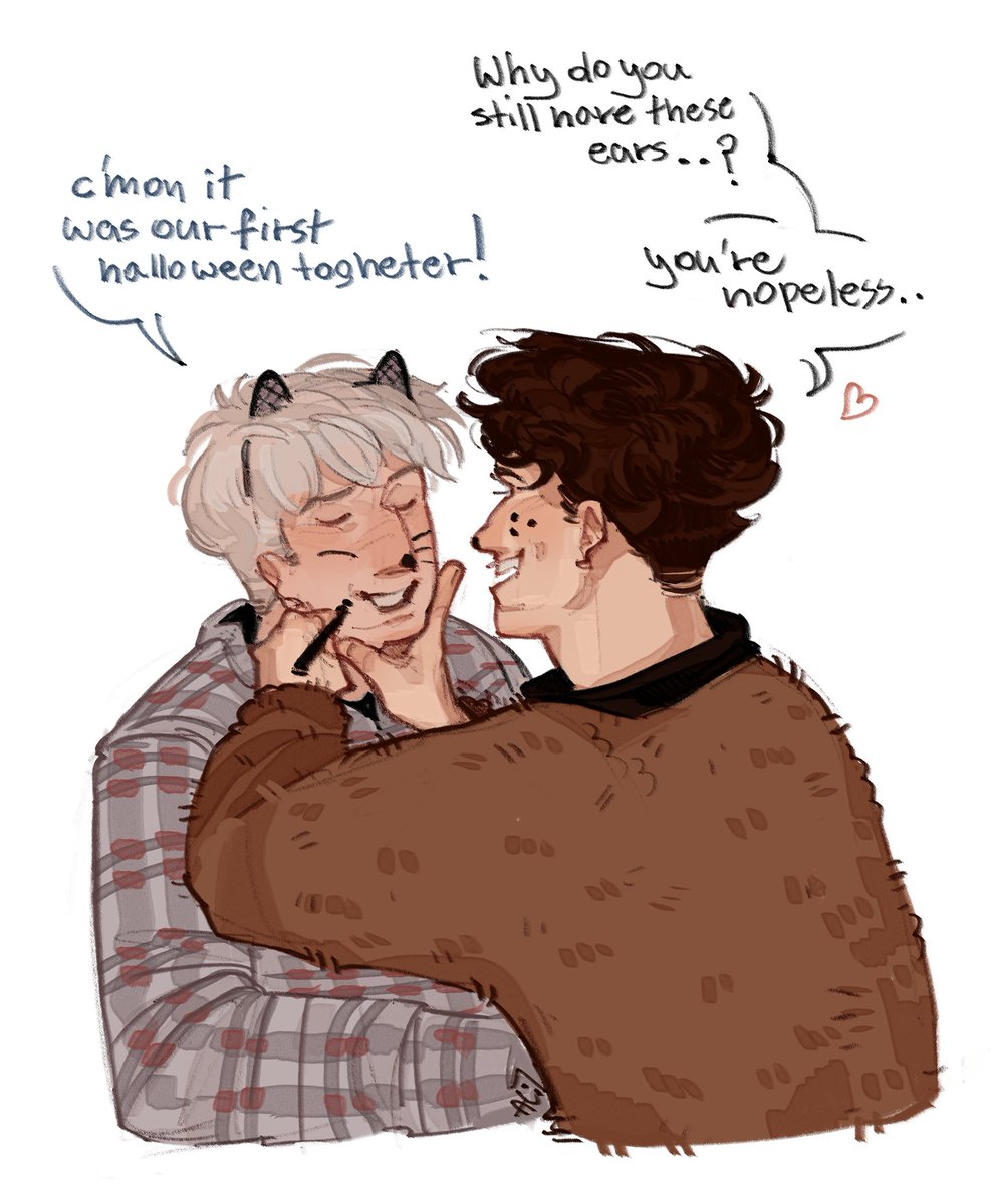 cat and bear but now
#phinktober2024 #phanart