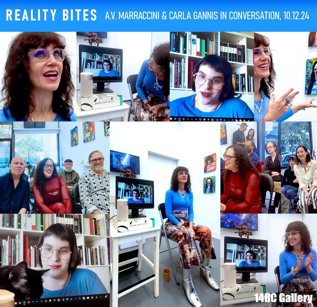 carlagannis's tweet image. Some video stills from a conversation between “Avatar A.V. Marraccini” @saintsoftness and me yesterday 🤖👤 + 🐈‍⬛ #realitybites