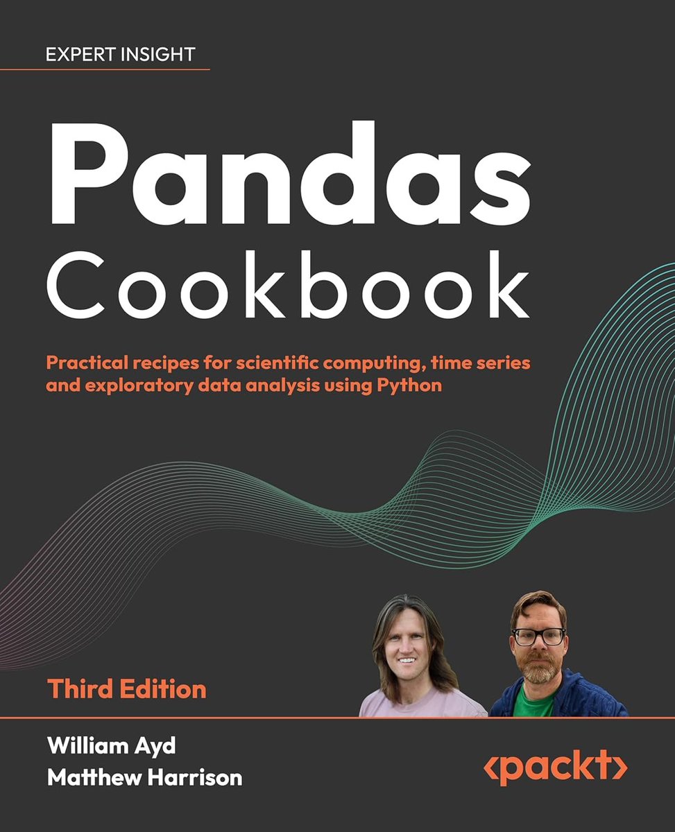 KirkDBorne's tweet image. Order now! &amp;gt;&amp;gt; 3rd Edition of &quot;PANDAS Cookbook - Practical recipes for scientific computing, time series and exploratory data analysis using #Python&quot; at amzn.to/3Y0XRY5 from @PacktPublishing
———
#DataScience #ComputationalScience #Analytics #MachineLearning #DataScientist