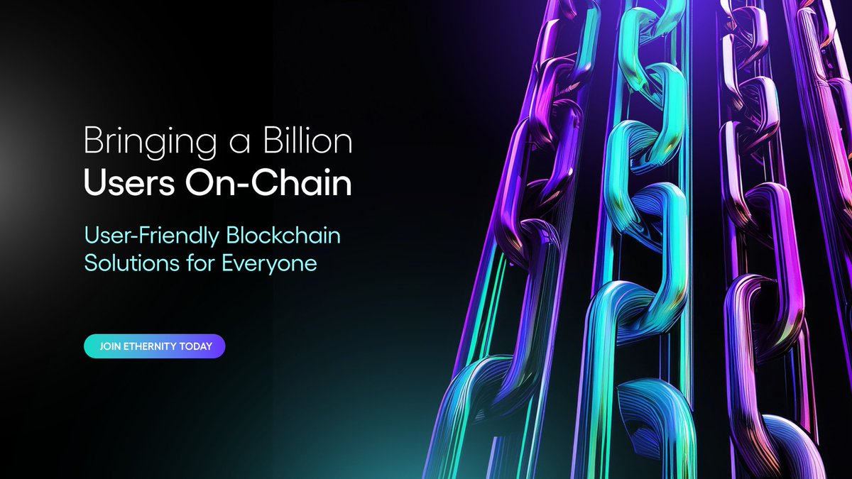EpicOnChain's tweet photo. Catalyzing Mass Adoption: Bringing a Billion Users On-Chain!

At Ethernity, we're making blockchain accessible with user-friendly solutions for everyone. Be part of the revolution bringing mainstream audiences on-chain.

There's still time to join the Ethernity Testnet 👉 https://t.co/F3mv6JqokY