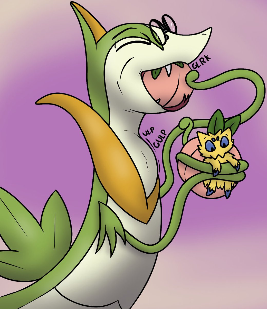 Day 13: Peach

A snake can have a favorite fruit! And they can get a little too into enjoying themself~