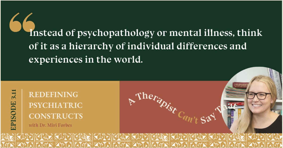 I did a really enjoyable podcast interview on this study with Riva Stoudt for her podcast 'A Therapist Can't Say That'. Loved the chance to discuss these ideas with someone doing clinical work in the real world!

intothewoodsportland.com/a-therapist-ca…