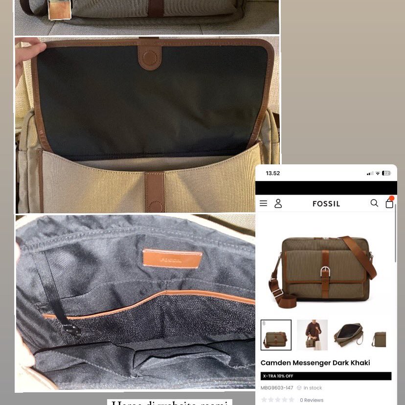 sigxjahbless's tweet image. WTS FOSSIL CAMDEN MESSENGER BAG. Masih ada tag, masih perawan. Di web resmi masih 5.255.00
Jual 4.700.000
#fossil #wtsfossil
