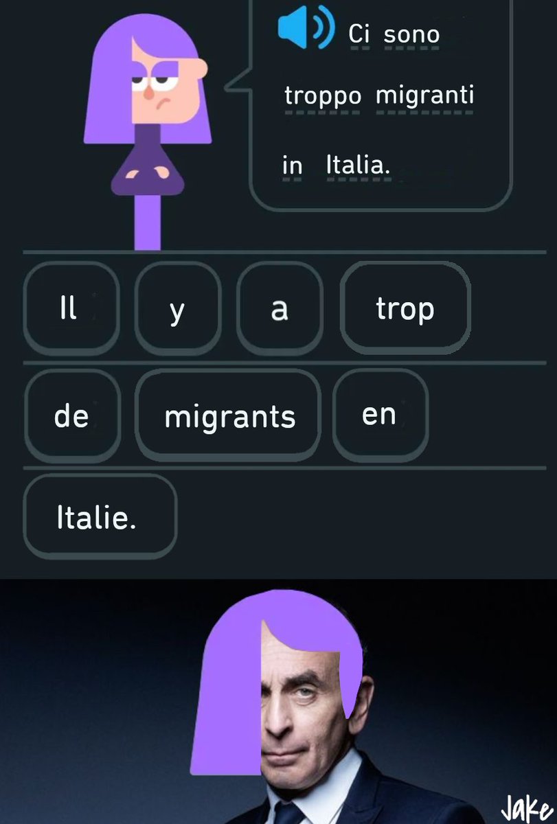 Sidounet_'s tweet photo. @duolingo #frenchmeme #Duolingo #meme #duolingomeme #parody https://t.co/3iRgM1JMJG