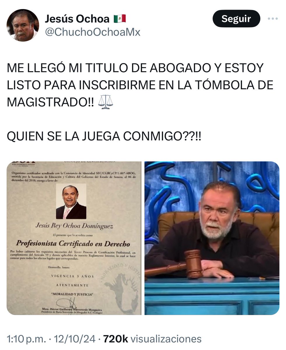 RayMorenoMX's tweet image. #Morena nos convirtió en un país bananero, donde la vida es una tómbola y los funcionarios son un chiste.
#ReformaAlPoderJudicial #México 🇲🇽