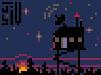 Jusiv_'s tweet photo. A #MonitoringStation at sunset
@Pixel_Dailies #Pixel_Dailies #PixelArt #PICO8
(2443x Streak!) https://t.co/inErWvmoj3